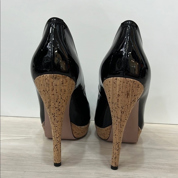 Gucci Black and Brown Platform Heels - Picture 4 of 8